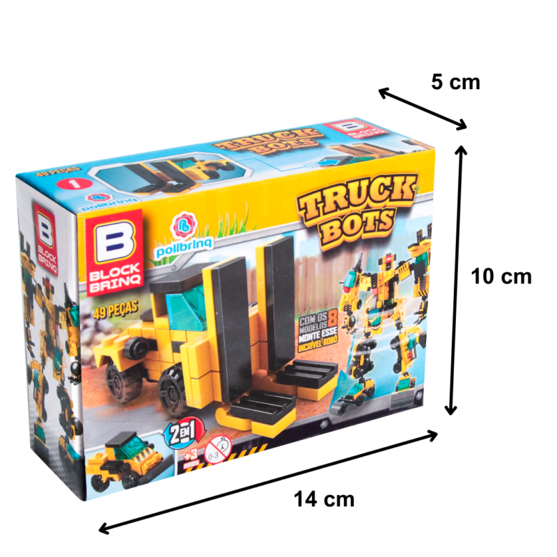 Brinquedo de Montar Truck Bots 1 - Empilhadeira - Image 2