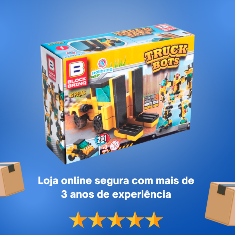 Brinquedo de Montar Truck Bots 1 - Empilhadeira - Image 4