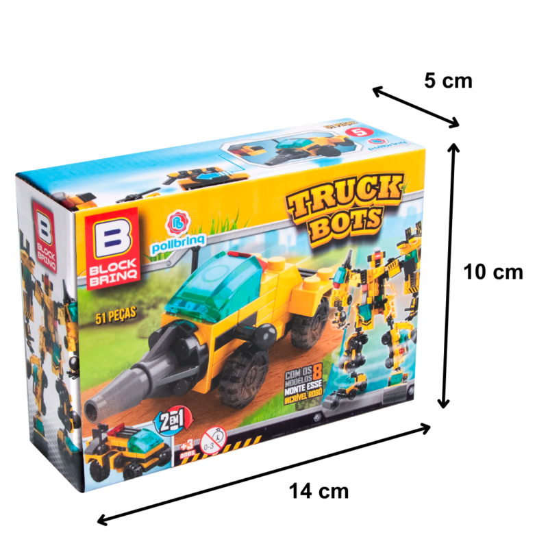 Brinquedo de Montar Truck Bots 5 - Furadeira - Image 2