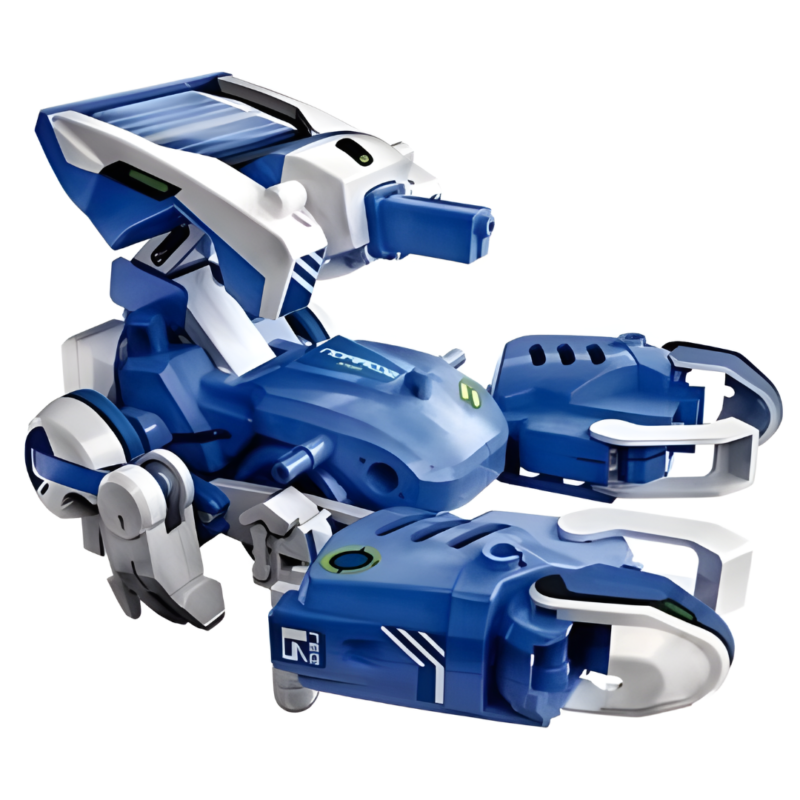 Kit de Robótica - Robô Transformers De Montar 3 Em 1 Educativo C Energia Solar - Image 4
