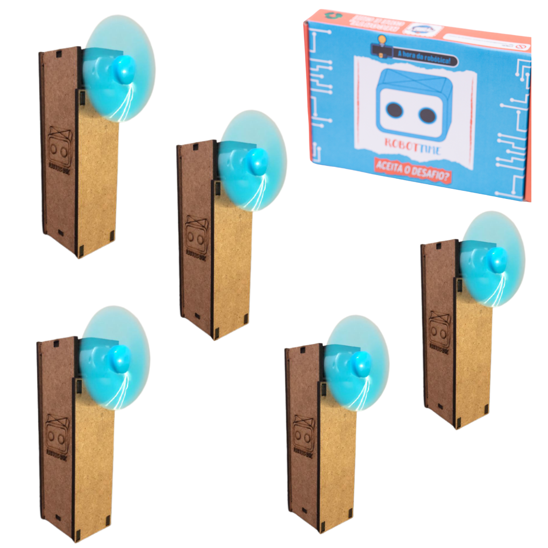 5x Kits de Robótica Maker - Robottime Box - 5 Ventiladores