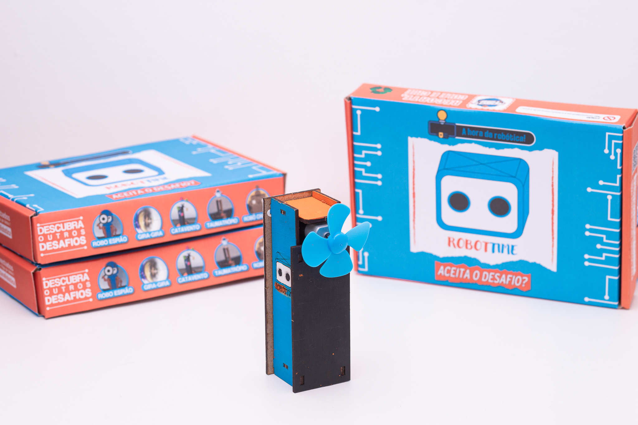 5x Kits de Robótica Maker - Robottime Box - 5 Ventiladores - Imagem 2