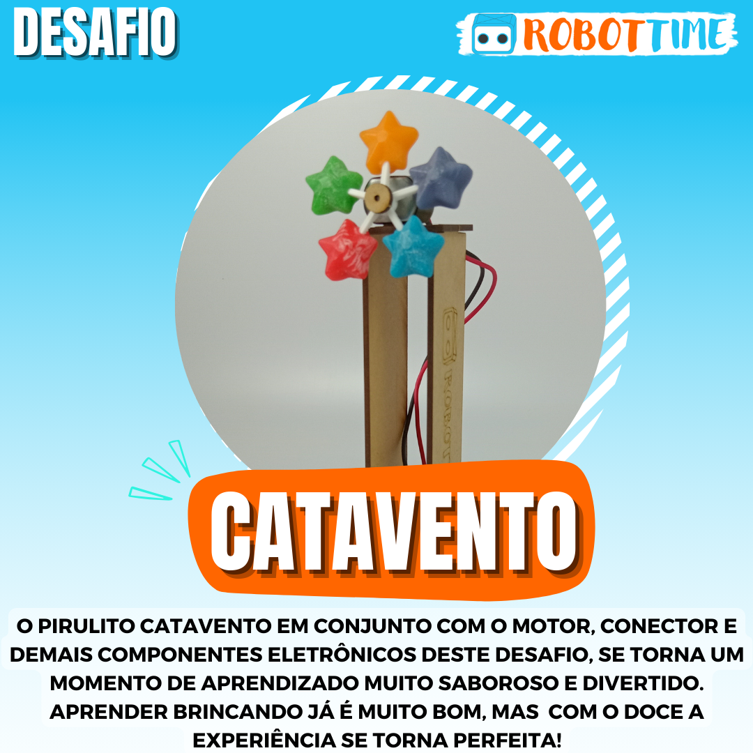 Cata-vento - Kit de Robótica Maker Robottime Box - Imagem 7