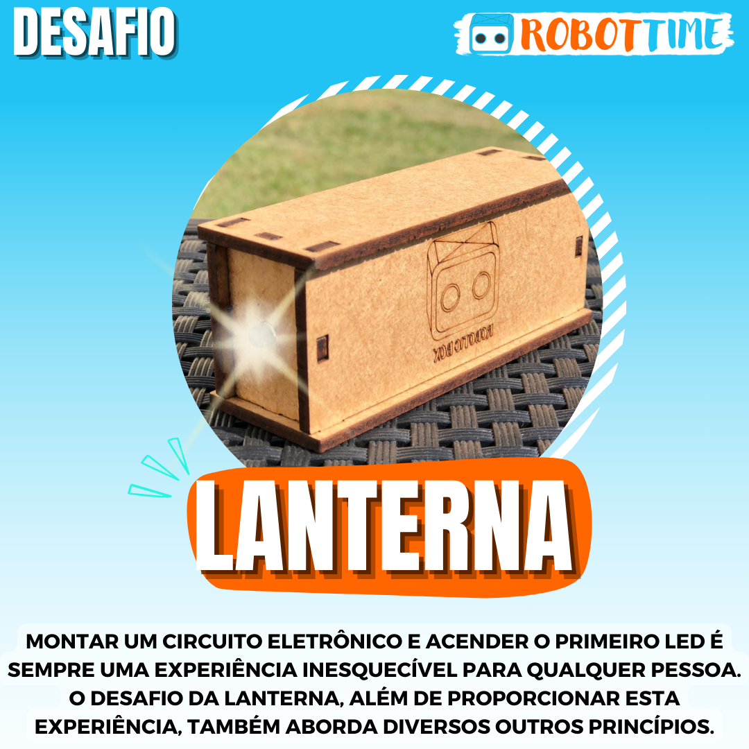 Lanterna - Kit de Robótica Maker - Robottime Box - Imagem 10
