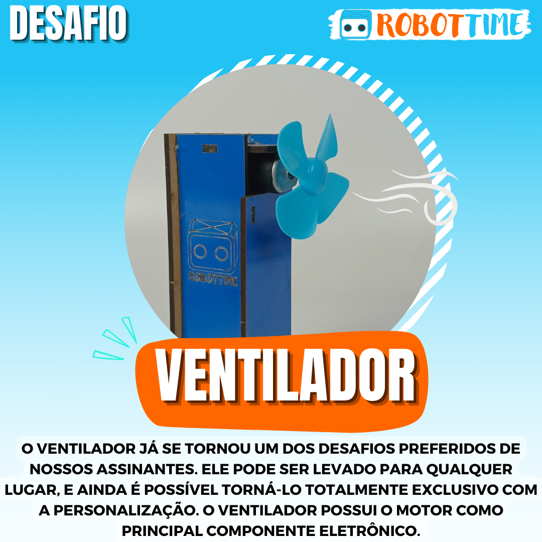 Ventilador - Kit de Robótica Maker - Robottime Box - Imagem 7