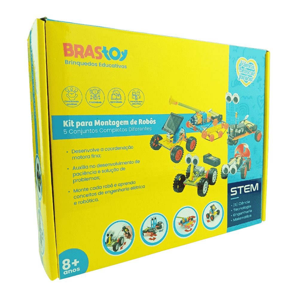 Montagem de veículos robôs 5 em 1