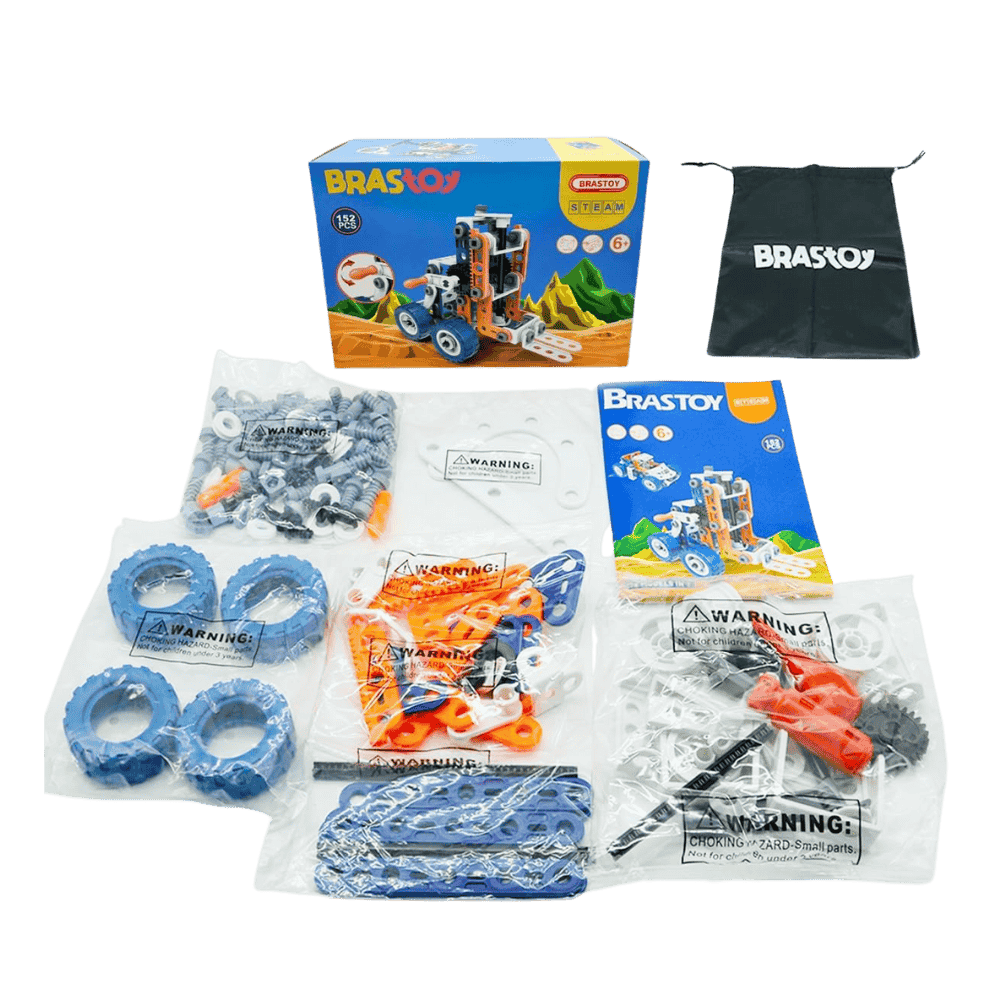 Kit Maker STEM - Empilhadeira ou Diversas Montagens - Compatível com LEGO